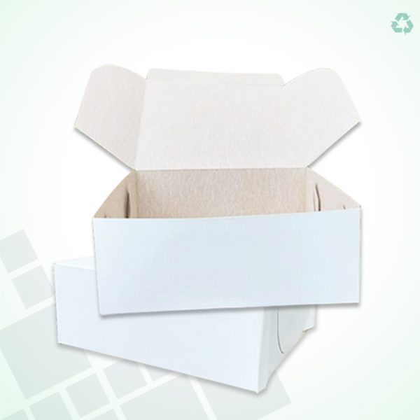 Caja Cena Blanca Plastificada