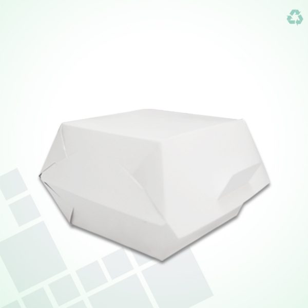 Caja Hamburguesa Personal Blanca